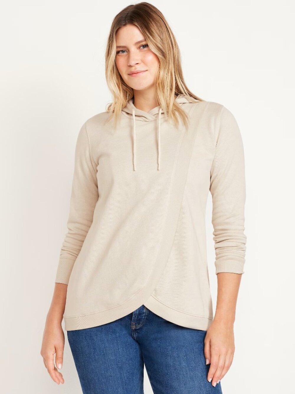 Maternity Cross-Front Nursing Hoodie NWT